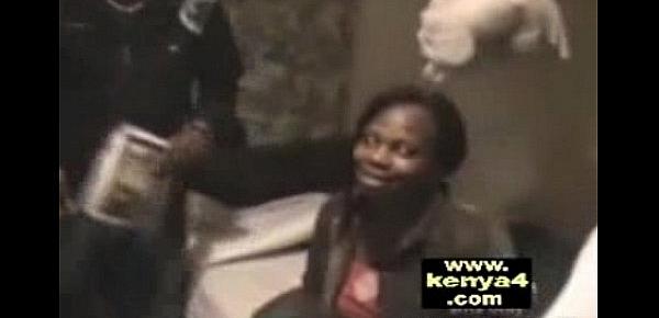  Kenyan Luo girl Jennifer fucked by Ugandan in Threesome pt4